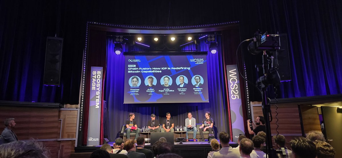 VlaroMusic's tweet image. Chain Fusion talks pretty informative

#WCS2025 #WorldComputerSummit25
#ICP #InternetComputer