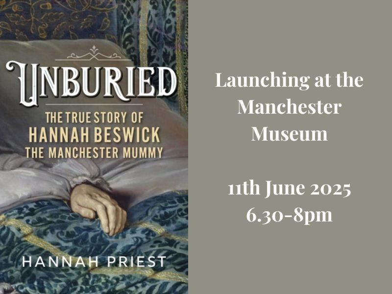 GothicMUP (@gothicmup) on Twitter photo We'll see you <a href="/McrMuseum/">Manchester Museum</a> on 11th June 🗓️
Launching 'Unburied' by <a href="/shewolfmanc/">Hannah Priest</a> - the book that tells the true story of The #Manchester Mummy 💀
Hannah will be in conversation with Campbell Price about death, dying, mummies and #museums
Tickets via link in bio > Events 🔗 We'll see you <a href="/McrMuseum/">Manchester Museum</a> on 11th June 🗓️
Launching 'Unburied' by <a href="/shewolfmanc/">Hannah Priest</a> - the book that tells the true story of The #Manchester Mummy 💀
Hannah will be in conversation with Campbell Price about death, dying, mummies and #museums
Tickets via link in bio > Events 🔗
