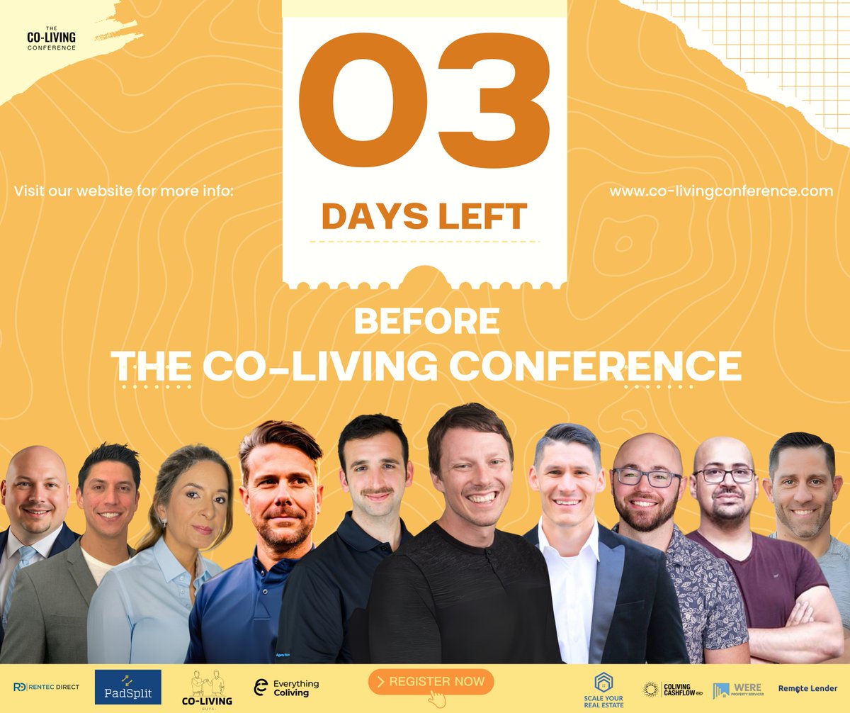 🚨 It all starts THIS THURSDAY, June 6! 🏠 The Co-Living Conference is coming to Denver!

Join top voices shaping the future of shared housing.
🎟️ Limited seats + livestream: Co-LivingConference.com
#colivingmovement #denver2025