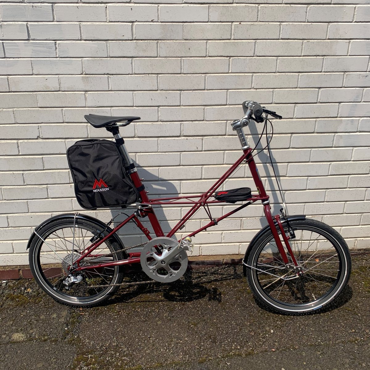 This nicely accessorised <a href="/MoultonBicycles/">Moulton Bicycles</a> TSR 9+ is leaving with its new owner today.