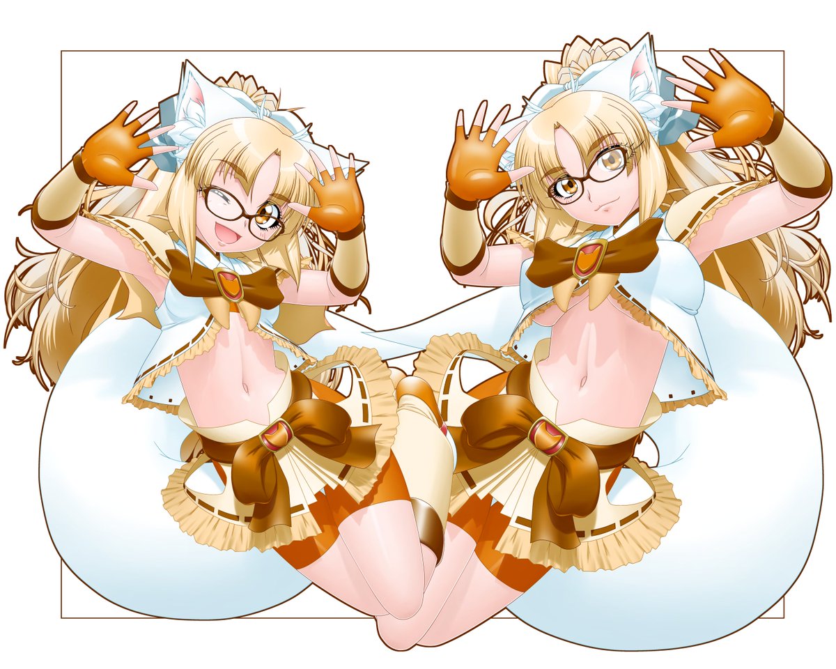 #無言で眼鏡娘をあげる見た人もやる 