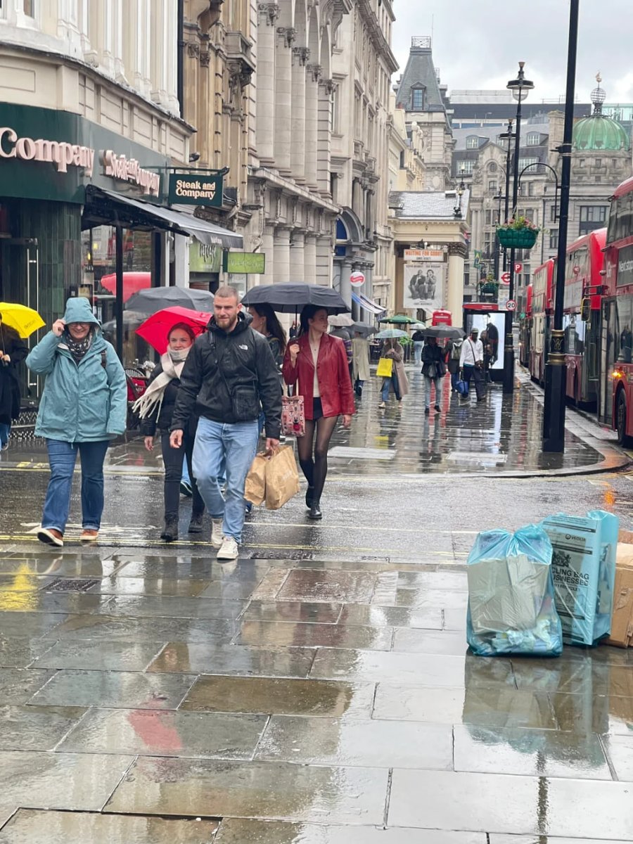 Puddles and umbrella tales. 🌧