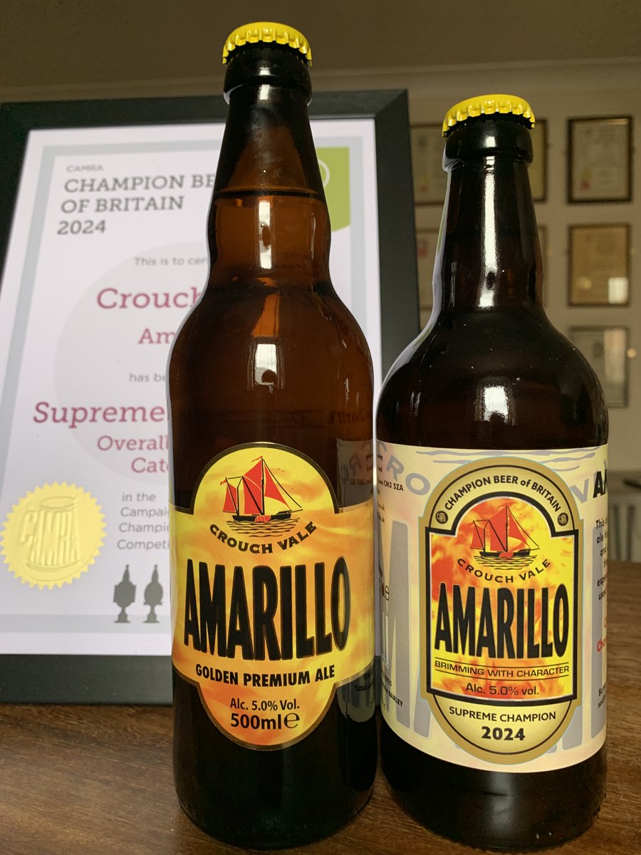 Which do you prefer? Left is filtered and carbonated, right is bottle-conditioned. We know where we stand on this!