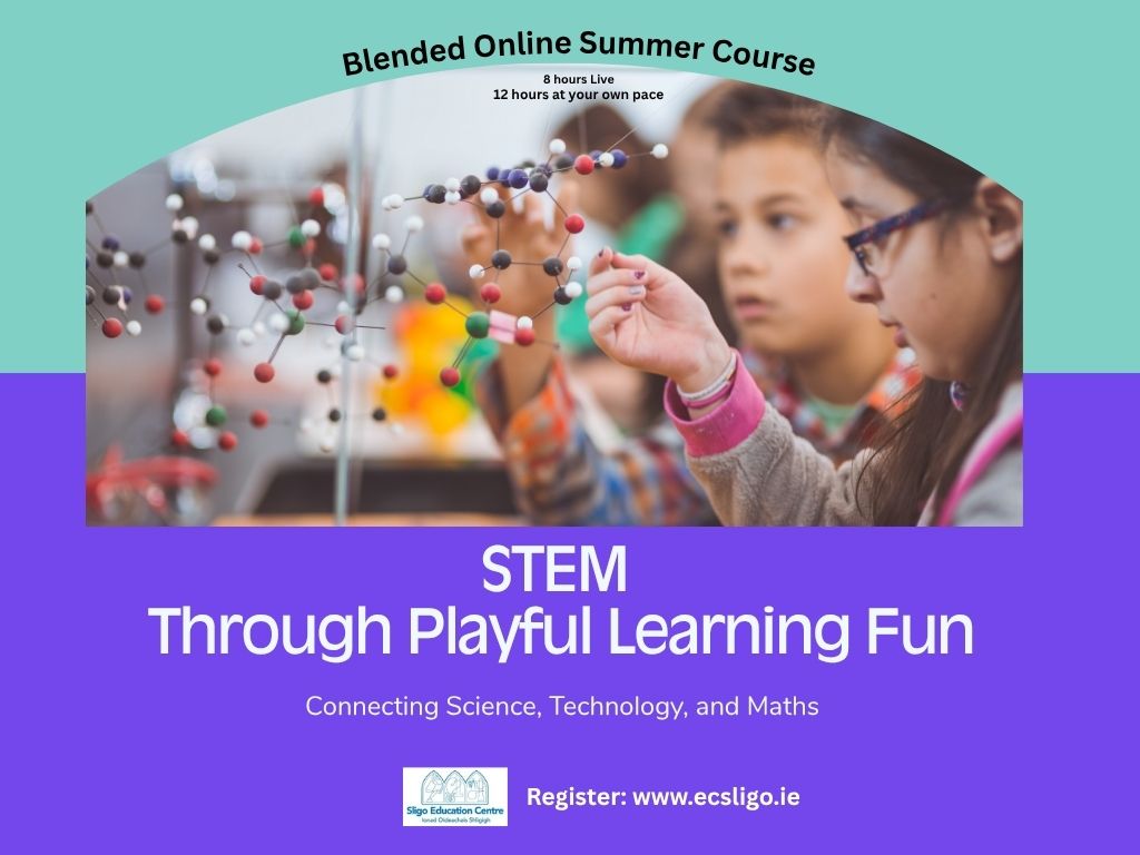 SligoEducationCentre (@sligoedcentre) on Twitter photo Connecting Science, Technology & Maths - STEM Through Playful Learning
Join Colm O'Callaghan for this blended online Summer Course designed specifically for teachers to transform your classroom .
👉Register:ecsligo.ie
#STEM <a href="/esbscienceblast/">ESB Science Blast</a> #primarymaths Connecting Science, Technology & Maths - STEM Through Playful Learning
Join Colm O'Callaghan for this blended online Summer Course designed specifically for teachers to transform your classroom .
👉Register:ecsligo.ie
#STEM <a href="/esbscienceblast/">ESB Science Blast</a> #primarymaths
