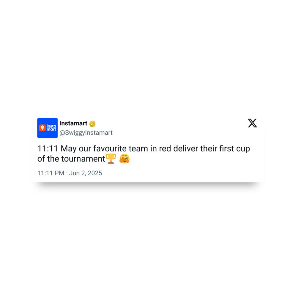 Ready, set, hype! How are brands preparing for the ultimate RCB vs PBKS face-off

#RCBvsPBKS #IPL2025Final #IPLFinal #RCB #PBKS #CricketMeetsContent #FinalsFever #AdWarsFinale #MatchDayMayhem #BrandBants 
<a href="/DurexIndia/">Durex India</a> <a href="/OLX_India/">OLX India</a> <a href="/myntra/">Myntra</a> <a href="/SwiggyInstamart/">Instamart</a>