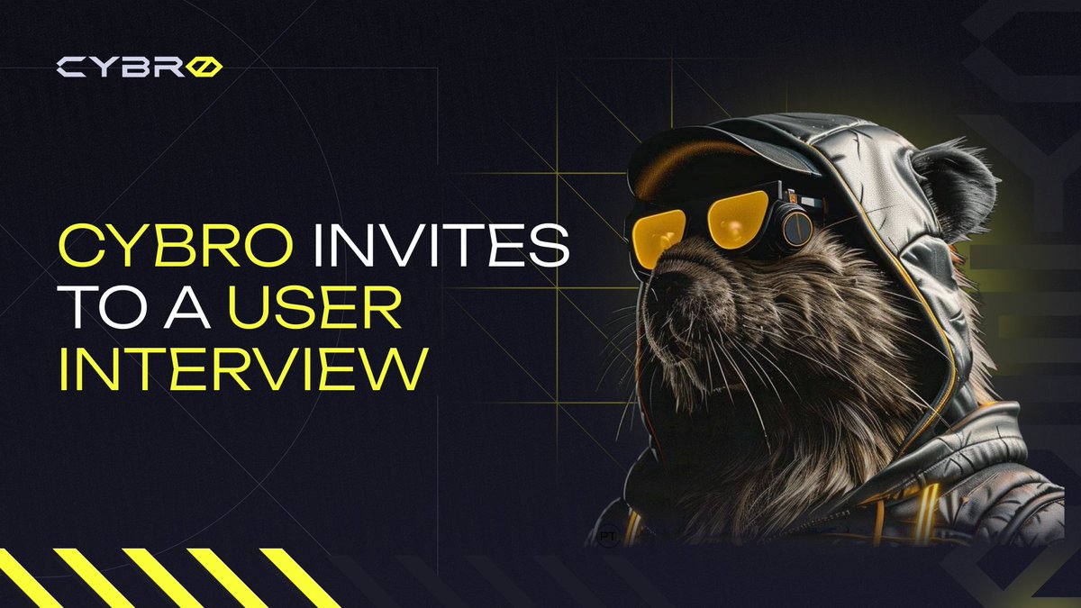 CYBRO invites you to a user interview! 🎙️

We are looking for those who manage positions from $10k+ and regularly use:

• revert.finance
• krystal.app
• vfat.io

Interview reward is $30. If you manage positions from $100k, the reward will