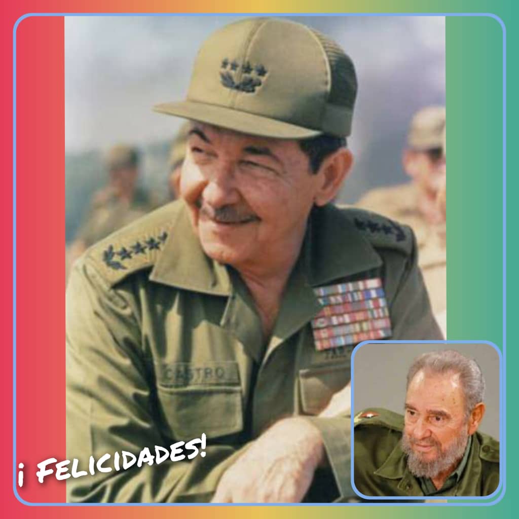 Feliz 94 aniversario #Raul:
" Juré no descansar durante toda mi vida en la lucha contra los enemigos que nos saldrán al paso a lo largo de nuestra difícil tarea de revolucionarios honrados". 
#Raúl siguió fiel a ese juramento.
#CubaVencera
#CubaViveEnSuHistoria
<a href="/gpppmatanzas/">Gobierno Provincial del Poder Popular en Matanzas</a>