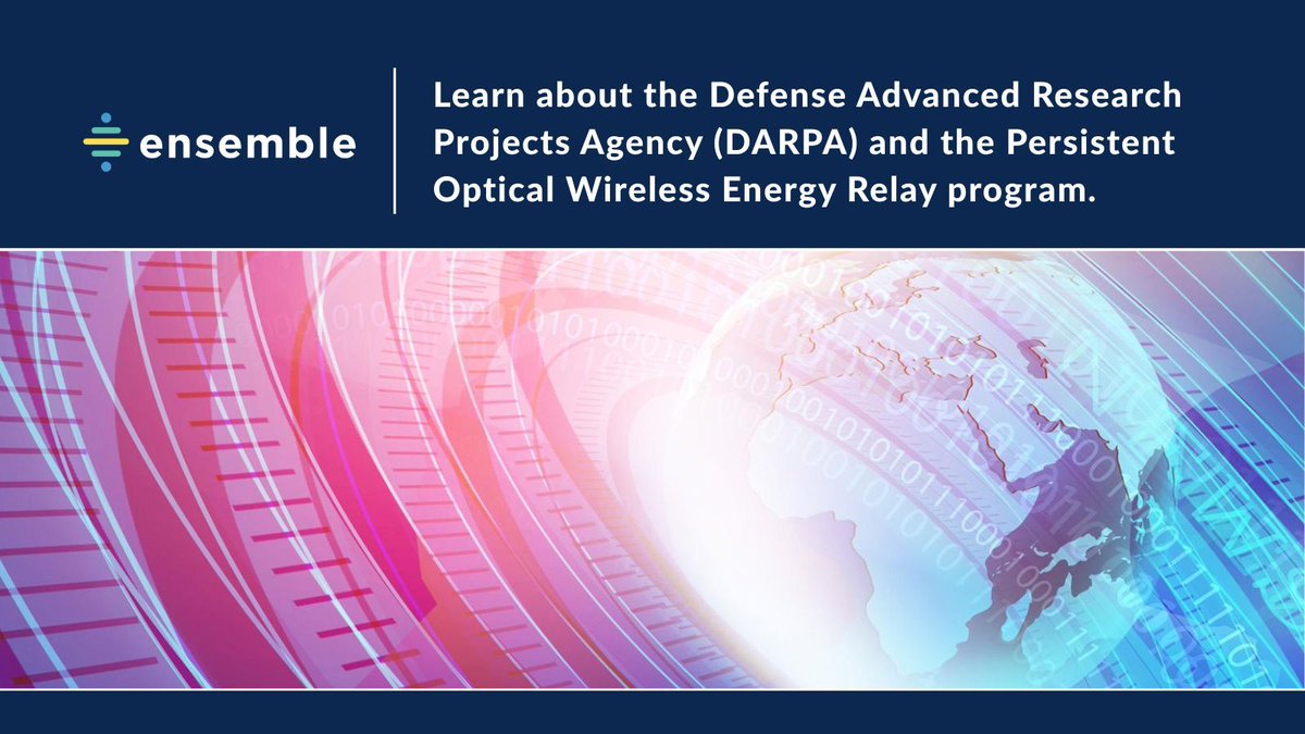 Ensemble attended DARPA’s Industry Day for Phase 2 of the POWER program, following a record-setting test that beamed 800+ watts over 8.6 km—advancing long-distance wireless energy delivery. Learn more about <a href="/DARPA/">DARPA</a>’s power beaming milestone: bit.ly/3Z86JMP