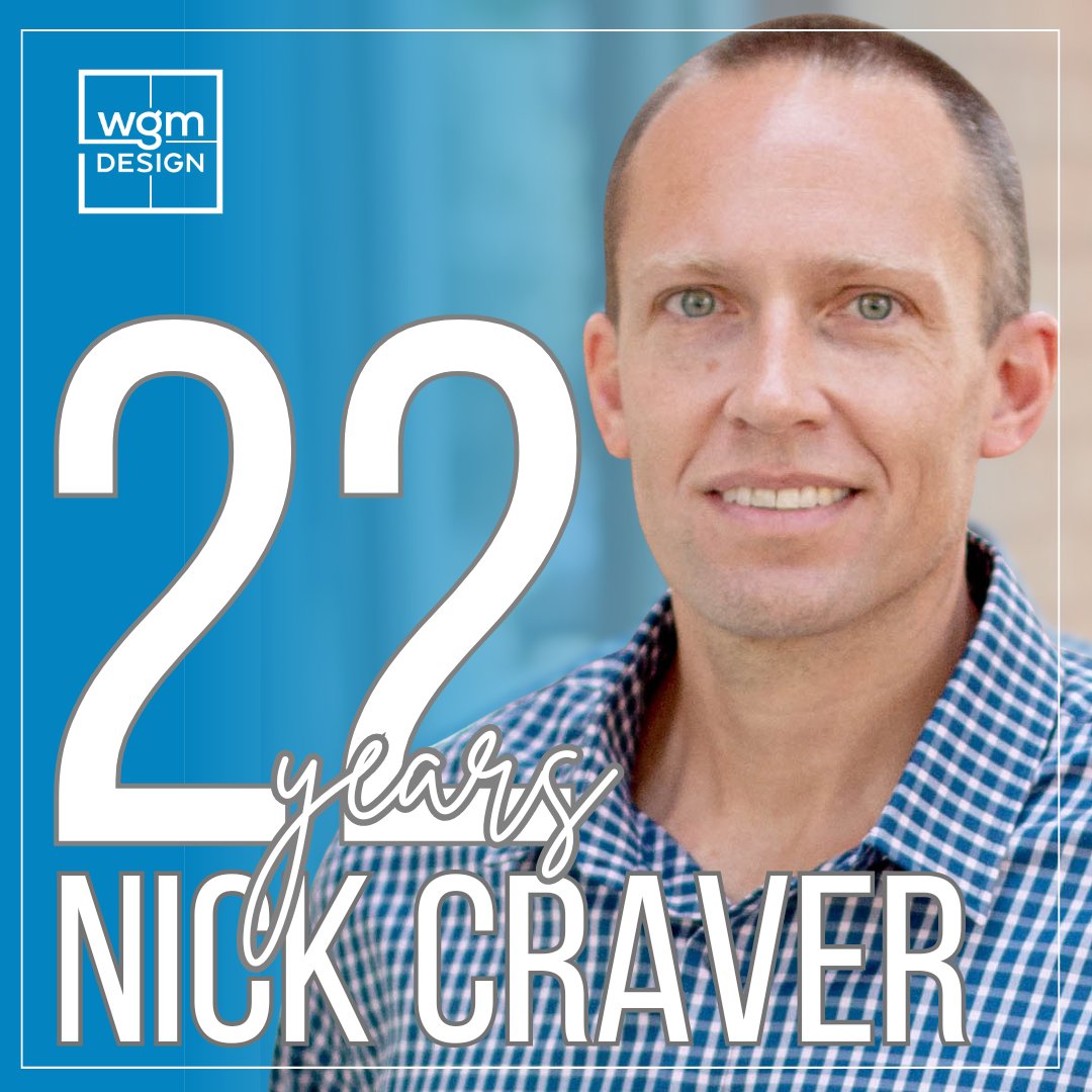 🎉 Congratulations to Nick Craver on celebrating 22 incredible years with WGM Design this week! As our in-house BIM expert, go-to graphics guru, and (sometimes reluctant) IT support, Nick wears many hats, and we’re so grateful to have him as part of our team.

#WGMDesign