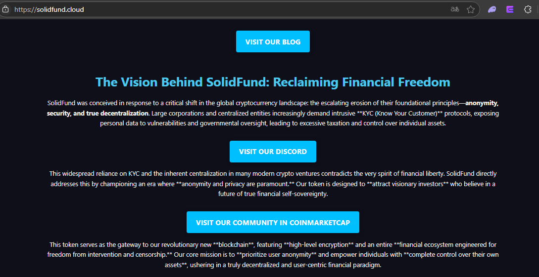 Community SolidFund CMSF tweet media