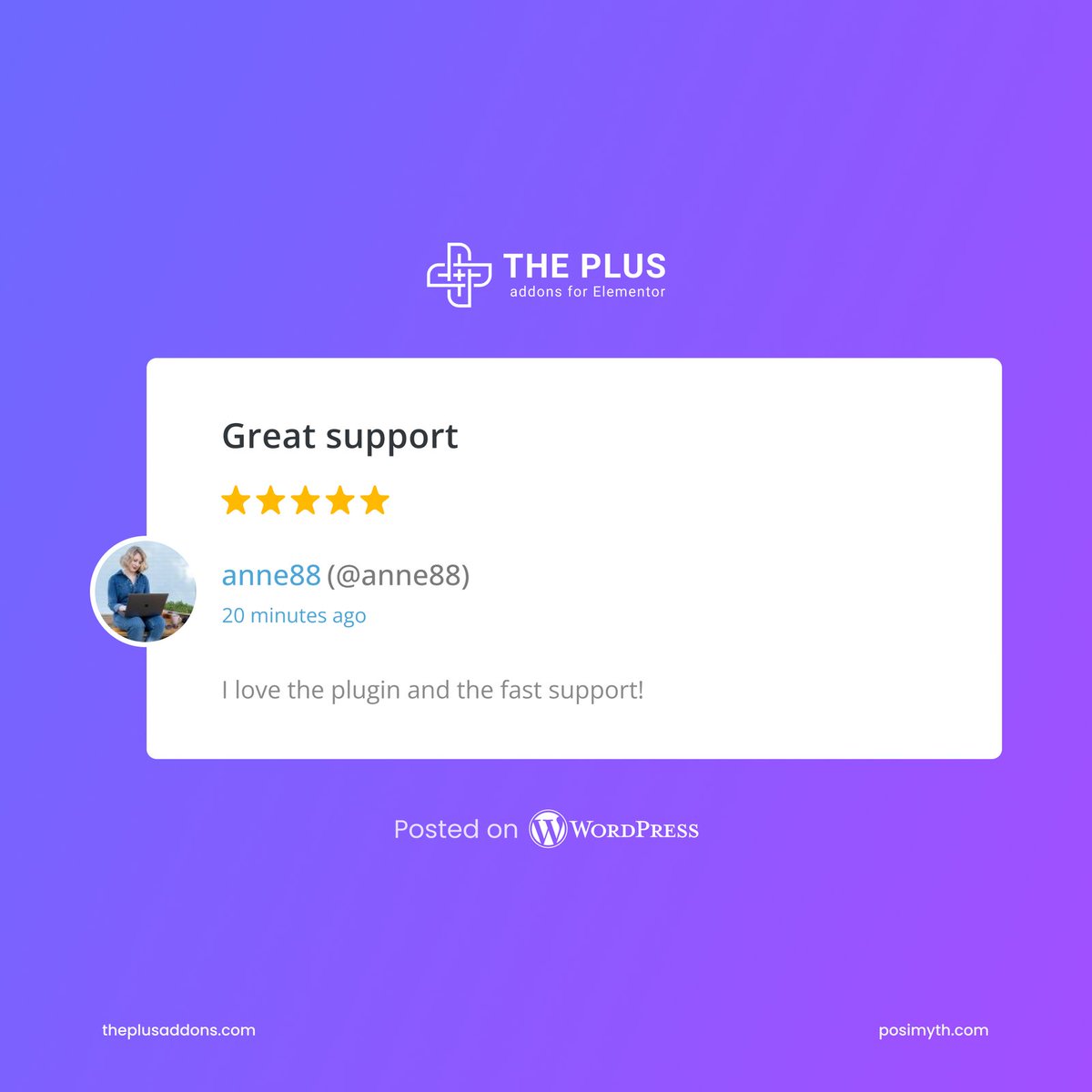 Another happy moment at The Plus Addons — loved for its powerful features and even faster support 💙

Like • Reply• Bookmark• Share