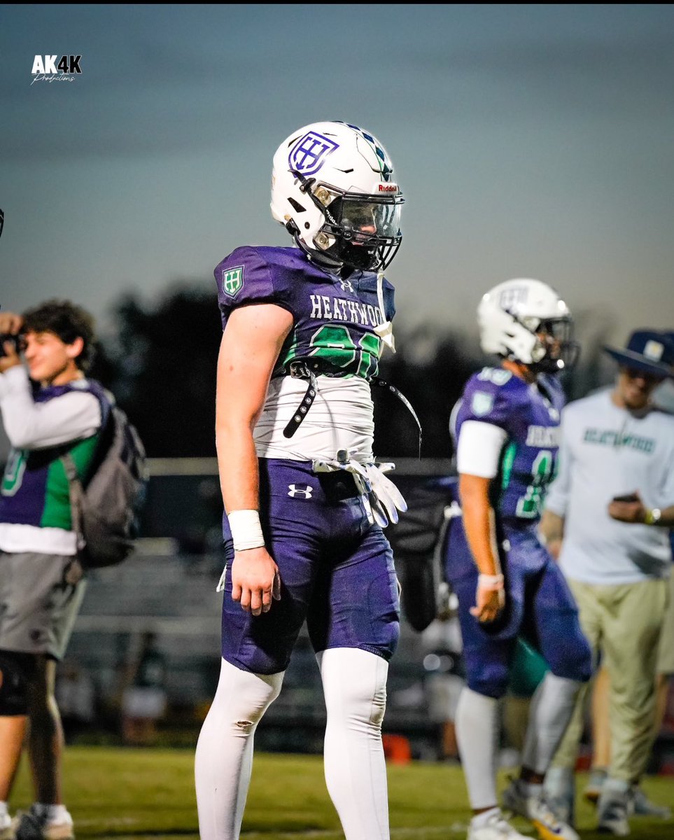Zachary Good (@coachzackgoodfb) on Twitter photo Player Profile:
Julian Hughes <a href="/_JulianH2026/">Julian Hughes</a>, DB, Heathwood Hall HS, SC
H.H 3 Star
5’10, 180 lbs, 3.9 GPA '26
2 Offers including Hampden Sydney
Hughes is a hard hitting DB from SC. He shows an ability to be a factor in the run game and patrol the deep field. Hughes looks to Player Profile:
Julian Hughes <a href="/_JulianH2026/">Julian Hughes</a>, DB, Heathwood Hall HS, SC
H.H 3 Star
5’10, 180 lbs, 3.9 GPA '26
2 Offers including Hampden Sydney
Hughes is a hard hitting DB from SC. He shows an ability to be a factor in the run game and patrol the deep field. Hughes looks to