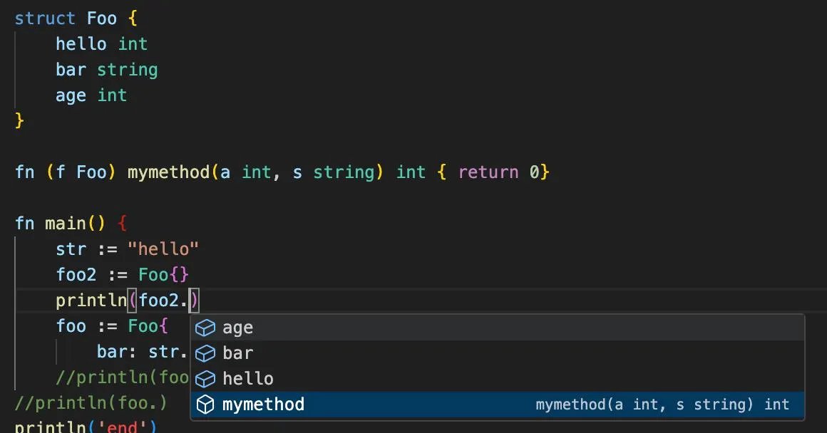 Both of our previous language server attempts have been bad. Unstable and taking up lots of resources.

A new, pure V language server is coming this week.
It's very stable and uses &lt;50MB of RAM.

No more Tree Sitter and Rust dependencies. It's in pure V!