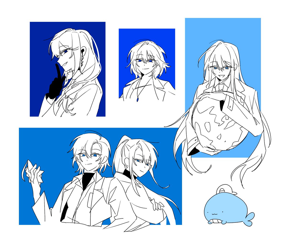 파아랗게 파랗게 물 들었 네