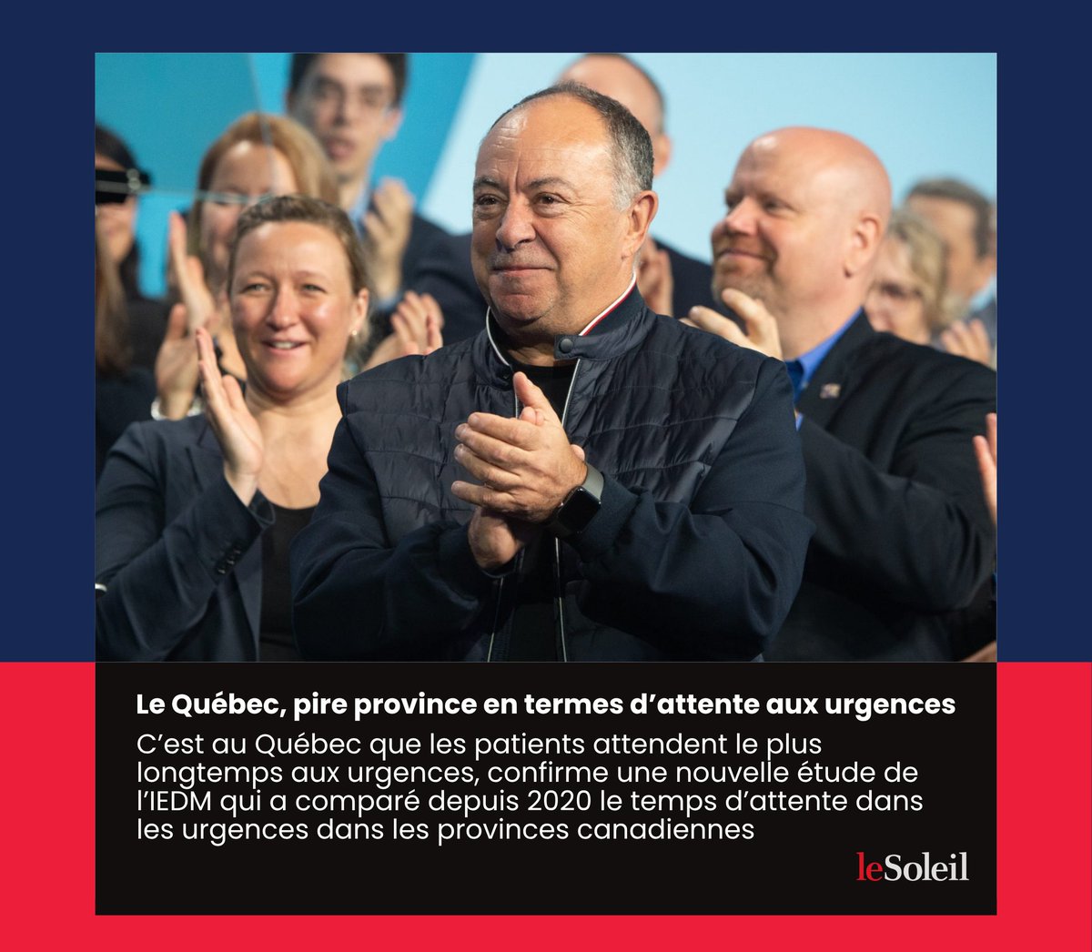 Vous payez plus cher que les autres provinces, pour de moins bons résultats.

Et la situation s’est détériorée de 20% depuis 2020.

Tous les partis proposent de faire un peu plus, ou un peu moins, de la même chose.

Seul le Parti conservateur veut réellement améliorer l’accès aux