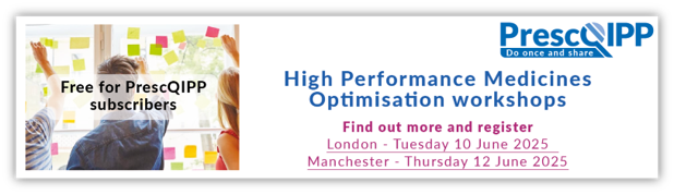 PrescQIPP CIC (@prescqipp) on Twitter photo Senior leaders in pharmacy or medicines - you can boost your leadership skills at our High Performance Medicines Optimisation workshops with <a href="/coachingchemist/">Jamie Hayes</a>
Our sessions are in London on 10 June and Manchester on 12 June.
Find out more and register: prescqipp.info/learning/high-… Senior leaders in pharmacy or medicines - you can boost your leadership skills at our High Performance Medicines Optimisation workshops with <a href="/coachingchemist/">Jamie Hayes</a>
Our sessions are in London on 10 June and Manchester on 12 June.
Find out more and register: prescqipp.info/learning/high-…