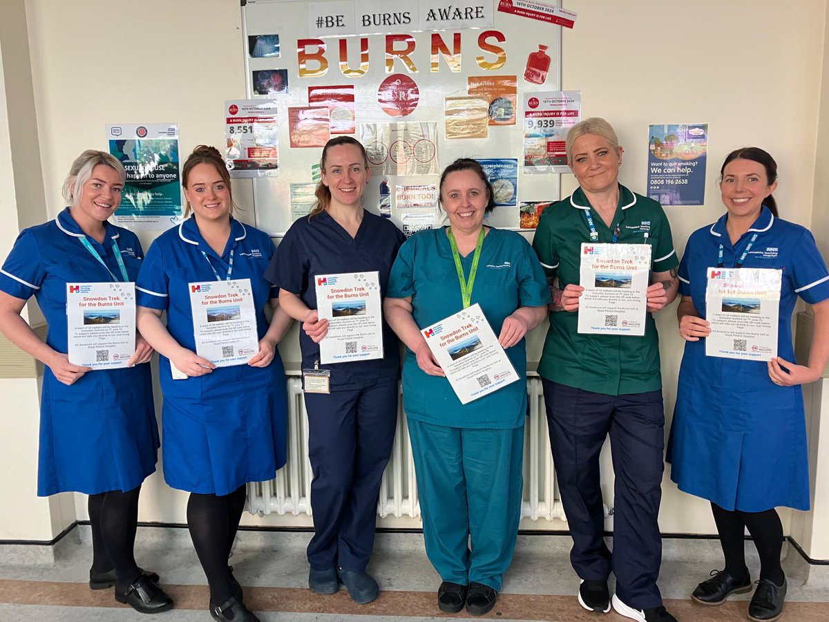 Lancashire Teaching Hospitals Charity (@lanchospcharity) on Twitter photo Good luck to our amazing Burns Unit team taking on the mighty Snowdon Trek this weekend! 🧡⛰️
They’re raising funds to support the incredible care we provide at <a href="/LancsHospitals/">Chorley & Royal Preston</a> 🏥
Donate & cheer them on 👉 justgiving.com/page/burnsunit…
#TeamBurnsUnit #SnowdonTrek <a href="/Burns_lthtr/">Burns@lthtr</a> Good luck to our amazing Burns Unit team taking on the mighty Snowdon Trek this weekend! 🧡⛰️
They’re raising funds to support the incredible care we provide at <a href="/LancsHospitals/">Chorley & Royal Preston</a> 🏥
Donate & cheer them on 👉 justgiving.com/page/burnsunit…
#TeamBurnsUnit #SnowdonTrek <a href="/Burns_lthtr/">Burns@lthtr</a>