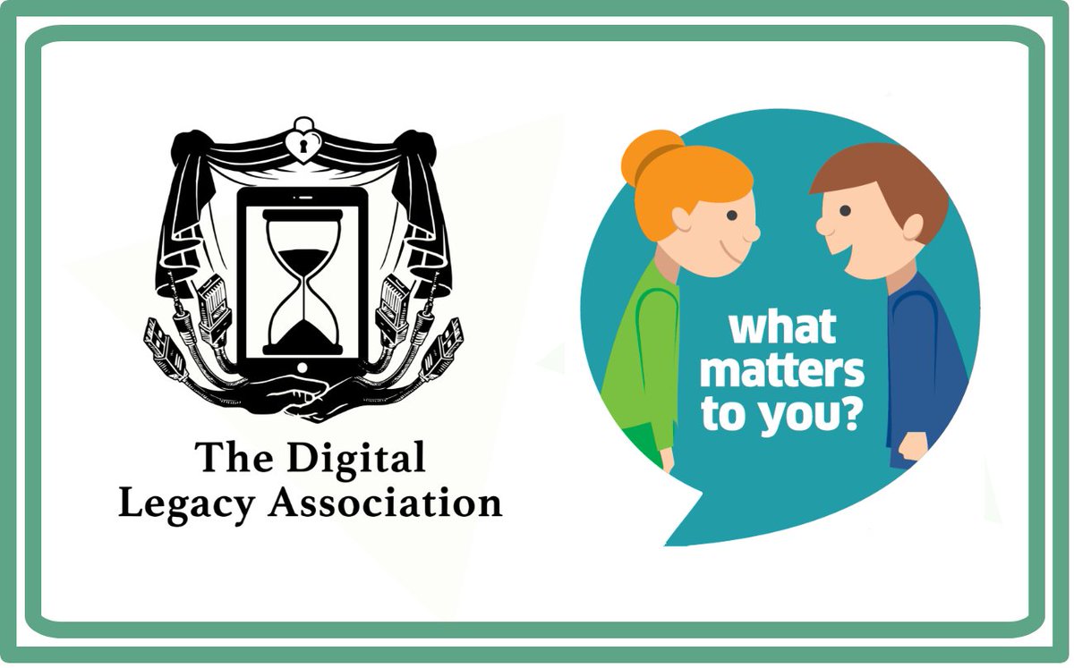 DigitalLegacyCo's tweet image. Today is #WhatMatterToYou Day 🧡 in Scotland.
Make sure that you do not forget to make plans for your online accounts, digital assets and digital legacy.
🆓Tutorials: digitallegacyassociation.org/for-the-public/
🆓Social Media Will (downloadable template) digitallegacyassociation.org/social-media-w…
#digitallegacy