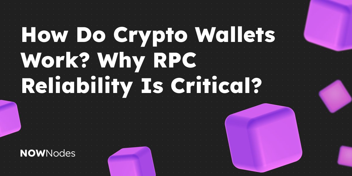 NOWNodes's tweet image. 🔑 Ever wondered how crypto wallets actually work under the hood? The secret is in the #RPC connections - and why their reliability makes or breaks your user experience.

🔗 Read the full article: nownodes.io/blog/how-do-cr…