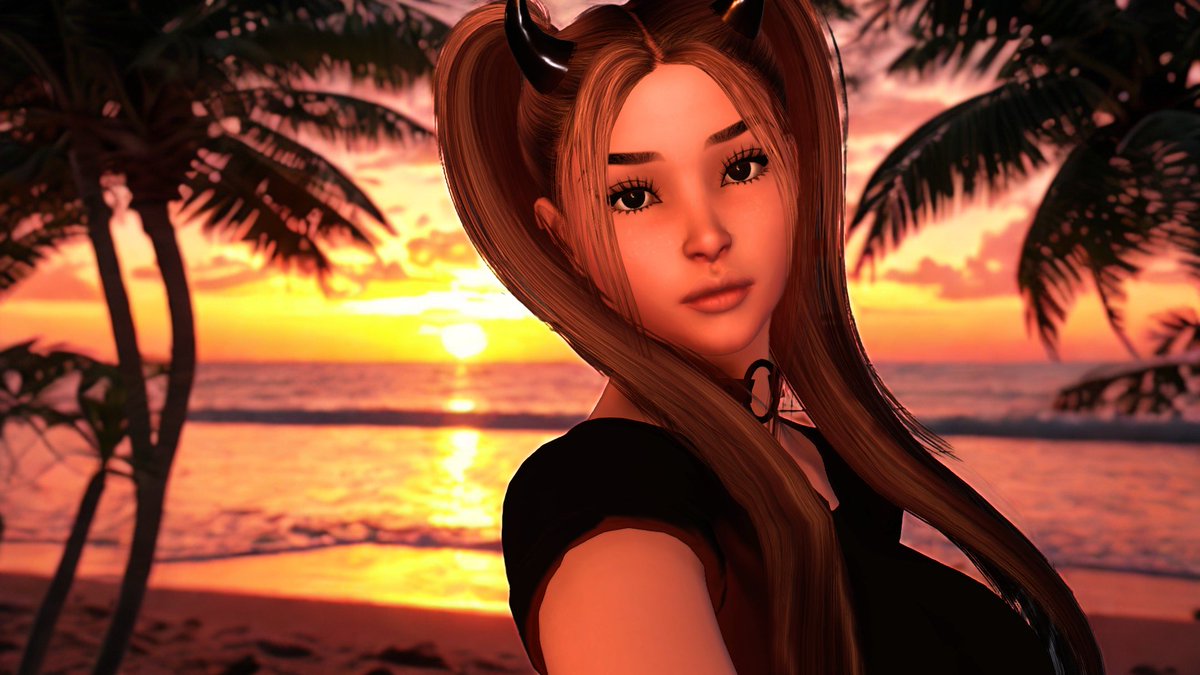 🌴 #3dxchat #sunsetvibes #3DXChatGame #sun #beach