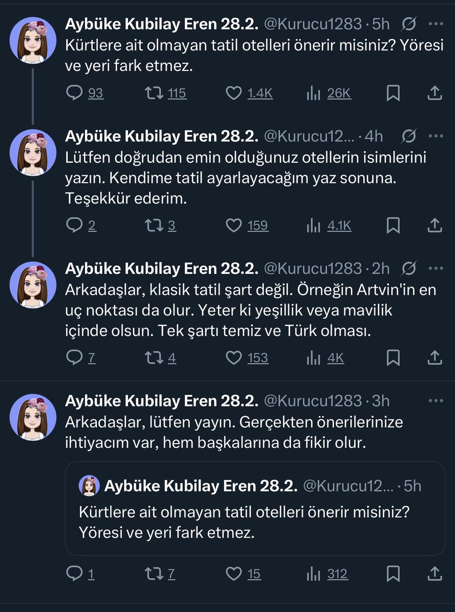 Böyle paylaşımlar, halkın arasına kin ve nefret tohumları ekmekten ve toplumu bölmekten başka bir işe yaramaz.

Türkiye’de “ülkeyi daha fazla nasıl bölebiliriz” diye çalışan bazı kripto unsurlar var.

Oysa dünyanın gelişmiş ülkelerinde bu tür paylaşımlar, faşist ve ırkçı nefret