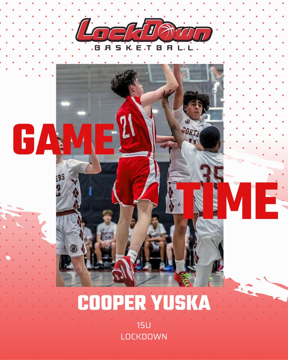 ChicagoLockDown's tweet photo. GAME TIME! Cooper Yuska is playing for Lockdown 15U! #LockDownBasketball #makingplayersbetter #chicagobasketball #youthbasketball https://t.co/5ZIwpoxbuA