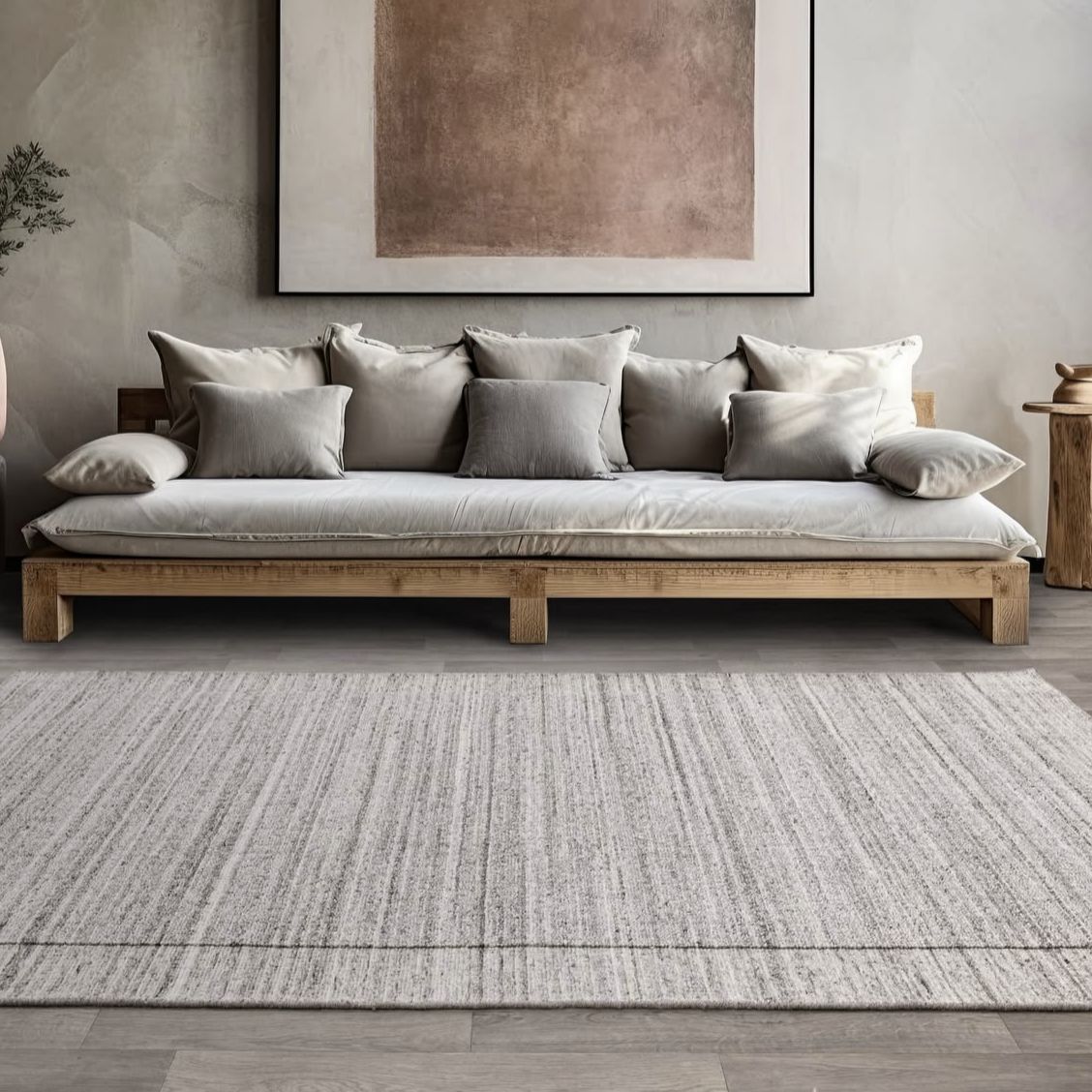 A rug of the day that delivers a rustic edge into home design. Our <a href="/asiatic/">asiatic</a>.london Larson Rug uses a natural undyed wool to create a distressed look that will naturally settle into any space. A soft wide edged border adds to its appeal. Choose from three sizes in our showroom...