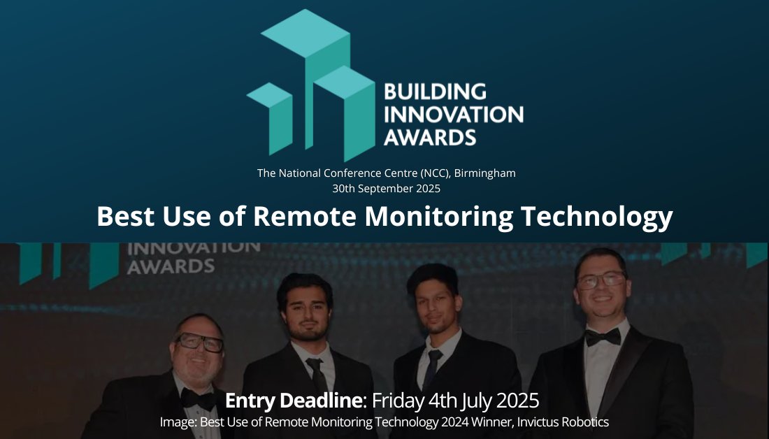 Building Innovation Awards (@buildinawards) on Twitter photo Is your project leading the way with remote monitoring technology?
Showcase how your innovation is setting new standards. Enter the #BuildingInnovationAwards now: buildinginnovationawards.co.uk/best-use-of-re…
#ukconstruction #construction #remotetechnology Is your project leading the way with remote monitoring technology?
Showcase how your innovation is setting new standards. Enter the #BuildingInnovationAwards now: buildinginnovationawards.co.uk/best-use-of-re…
#ukconstruction #construction #remotetechnology