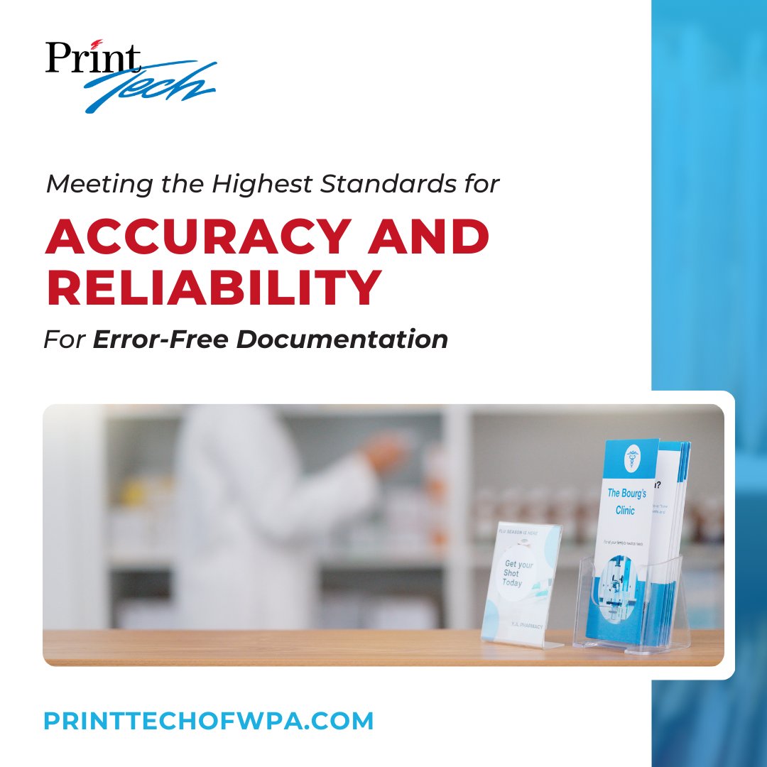 PrintTechOfWPA's tweet image. Precision is everything in manufacturing complex devices. 

Choose Print Tech to ensure that your manuals, Instructions for Use (IFU), and information packets meet the highest standards for accuracy and reliability.

Learn more: hubs.ly/Q03nNQ990

#ThinkPrintTech #Medical