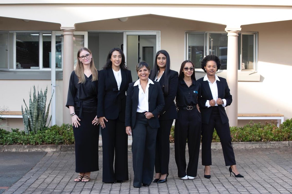 Meet the Durban Team. Georgia Ridgeway (Student Volunteer), Asmaa Omar (Candidate Legal Practitioner), Sue Pillay (Director: Coastal Region), Vashti Mothilall (Legal Intern), Lusanda Mntambo (Student Volunteer), and Noluthando Tobo (Candidate Legal Practitioner).