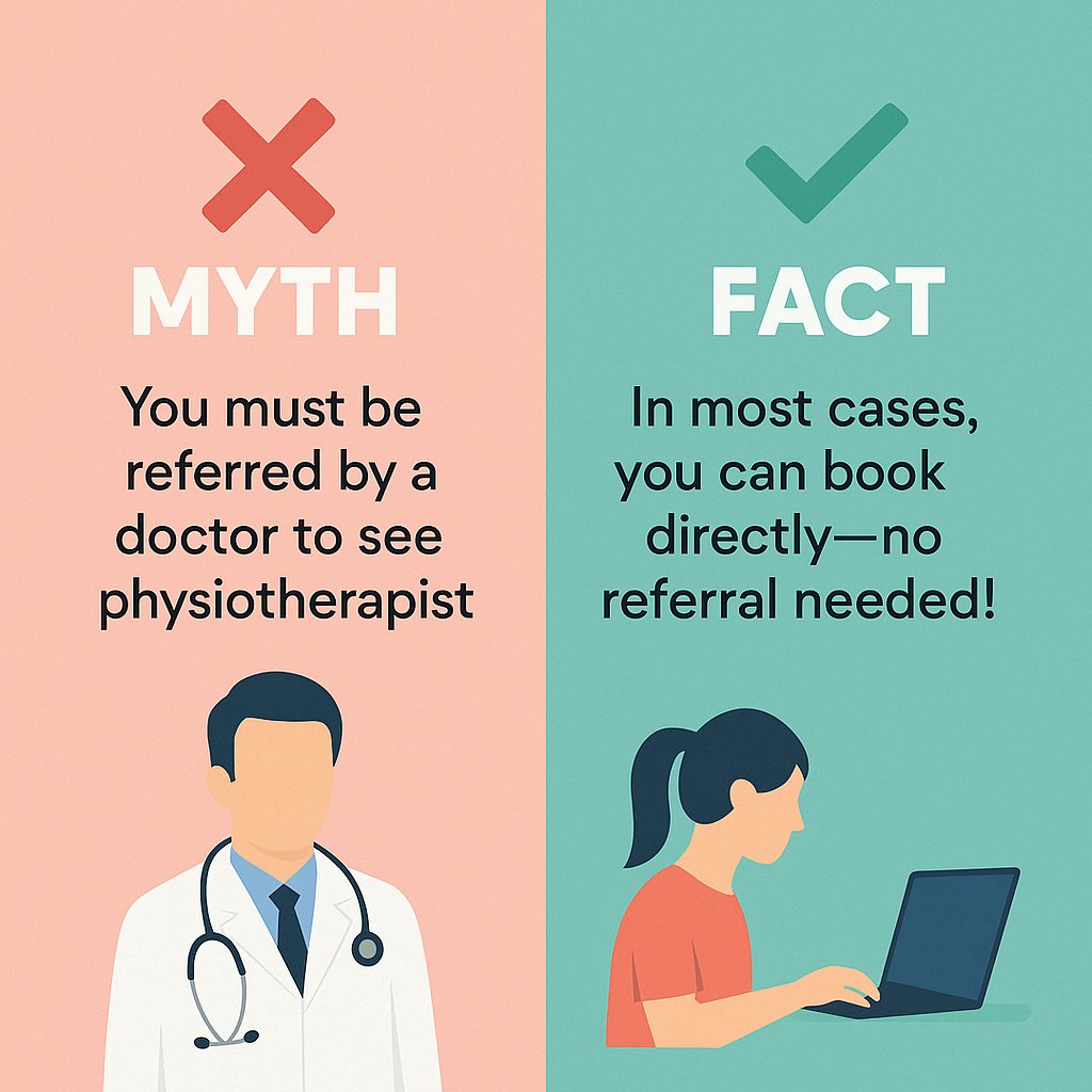 sunil_doi60532's tweet photo. Myth: You need a doctor's referral to see a physiotherapist.
Fact: In most cases, you can book directly with a physiotherapist no referral required!
At Rebalance Physiotherapy Clinic, we make care accessible.For back pain, joint stiffness, or sports injuries, start feeling better https://t.co/l8wqawCExY