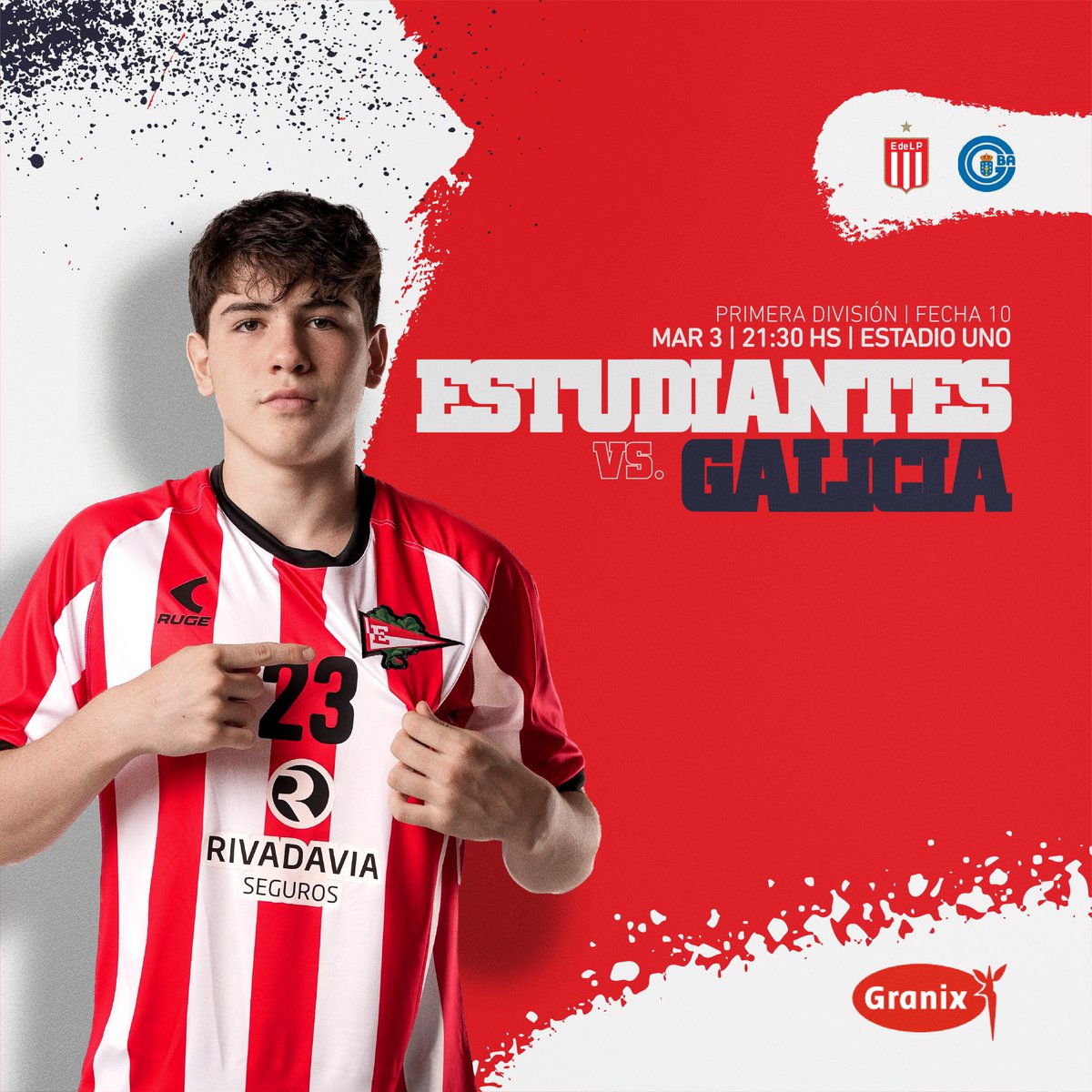 🇦🇹 Se viene una nueva fecha  y recibimos a Galicia en UNO  

🏆 Torneo FMV - Fecha 10

🏐 Estudiantes vs Galicia 
🕒 Martes 3 - 21.30
🏟️ Estadio UNO

#VamosPincha #EDLP #EDELP