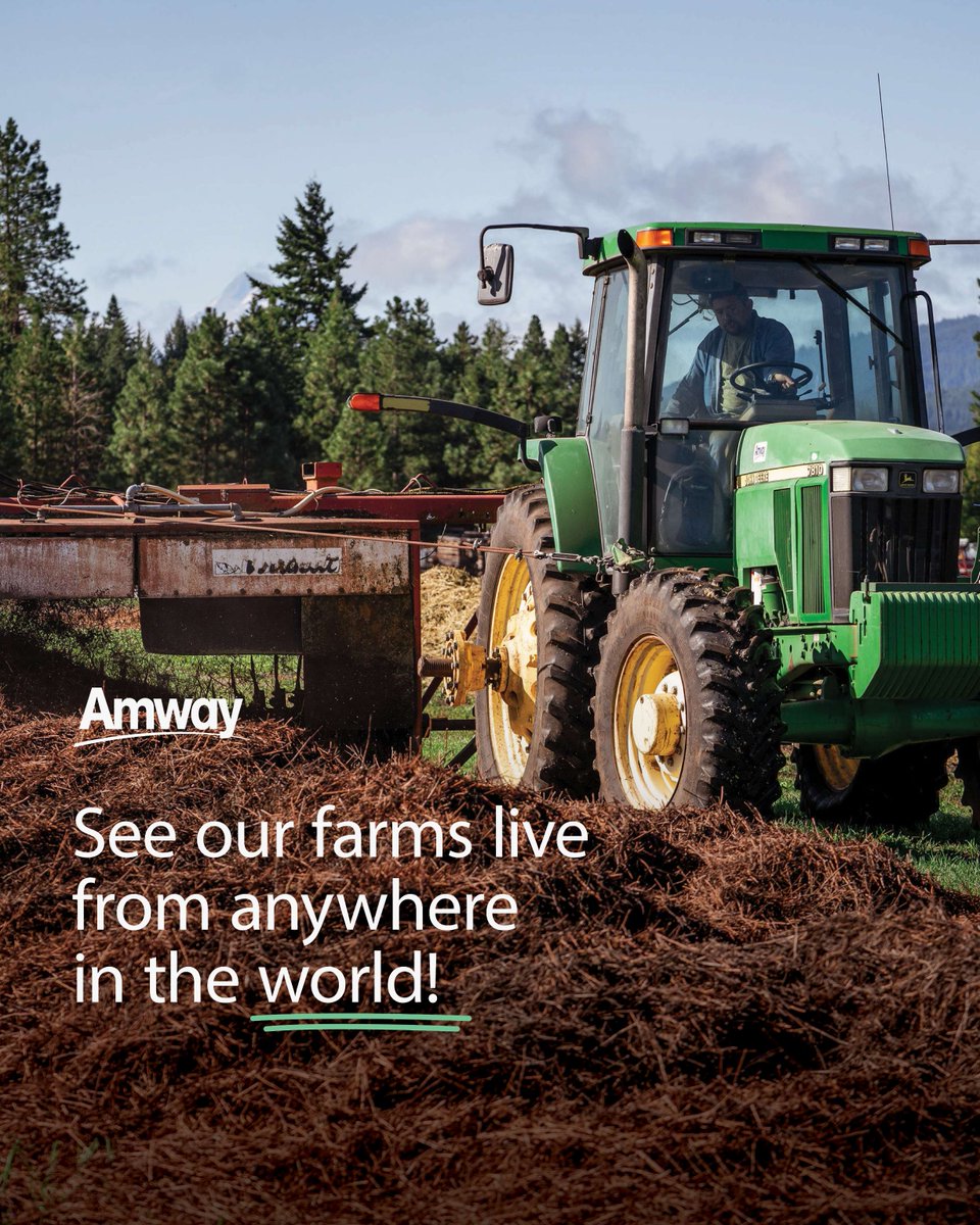 Amway's tweet photo. See our #AmwayFarms from anywhere in the 🌎 and watch how we grow, harvest and care for our botanicals 🌱

Click the link in our bio to tune in to our livestreams! 📸
#Amway #AmwayLife https://t.co/v2ltD1Ohhm