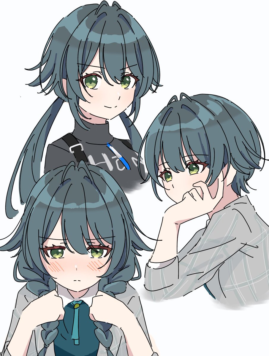 #月村手毬生誕祭2025
最近描いてた落書きだけど祝わせてくれ〜