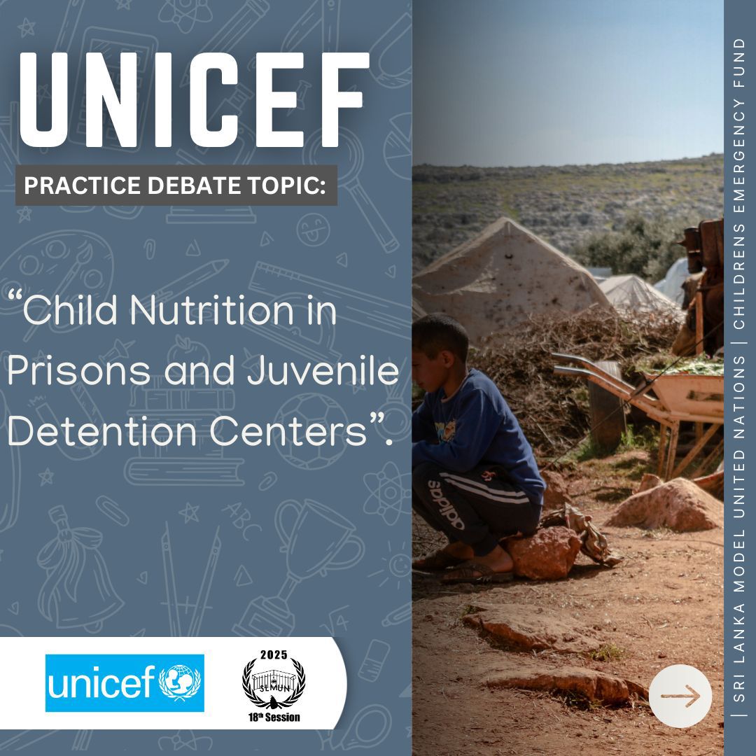 slmun2025's tweet photo. From child protection to access to education, this committee will debate the future of safeguarding the world’s most vulnerable.
Think you’ve got what it takes to fight for every child’s right to thrive? https://t.co/c6onULH8vm