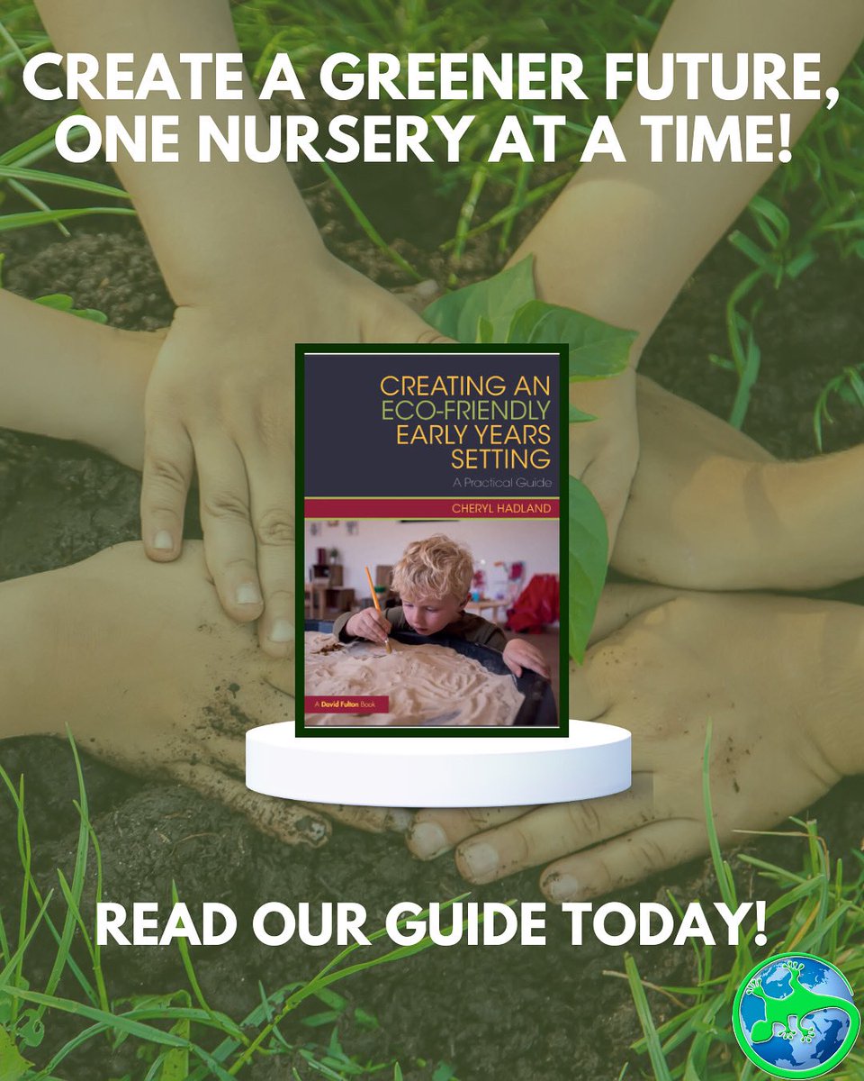 “Creating an Eco-Friendly Early Years Setting” is your go to resource for making your nursery more sustainable!🌎  

Click the link to purchase yours today! 
gecco.org.uk/cheryls-book-d…

#Gecco #Sustainability #EarlyYears