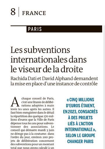 Aurélien Véron (@aurelien_veron) on Twitter photo Paris finance des associations loin de la France pour 5 millions d’euros au Burkina Faso, à Madagascar, à Gaza ou au Népal. Au <a href="/GpeChangerParis/">Changer Paris</a>, nous dénonçons ces errements coûteux pour les contribuables, sans lien avec Paris qui ne parvient déjà pas à nettoyer ses rues. Paris finance des associations loin de la France pour 5 millions d’euros au Burkina Faso, à Madagascar, à Gaza ou au Népal. Au <a href="/GpeChangerParis/">Changer Paris</a>, nous dénonçons ces errements coûteux pour les contribuables, sans lien avec Paris qui ne parvient déjà pas à nettoyer ses rues.