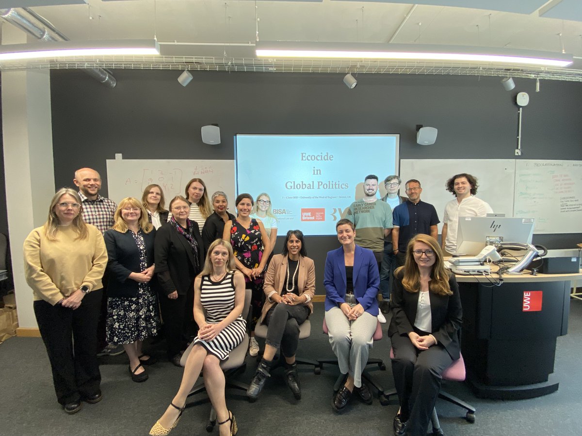 ⭐️The second panel of the day has started!

🎙️We have begun by hearing on the role of corporate responsibility in ecocide, international law in ecocide and a discussion on the criminalisation of ecocide.

<a href="/BritishAcademy_/">The British Academy</a> <a href="/UWEBristol/">UWE Bristol</a> <a href="/suwitahani/">Suwita Hani Randhawa</a>