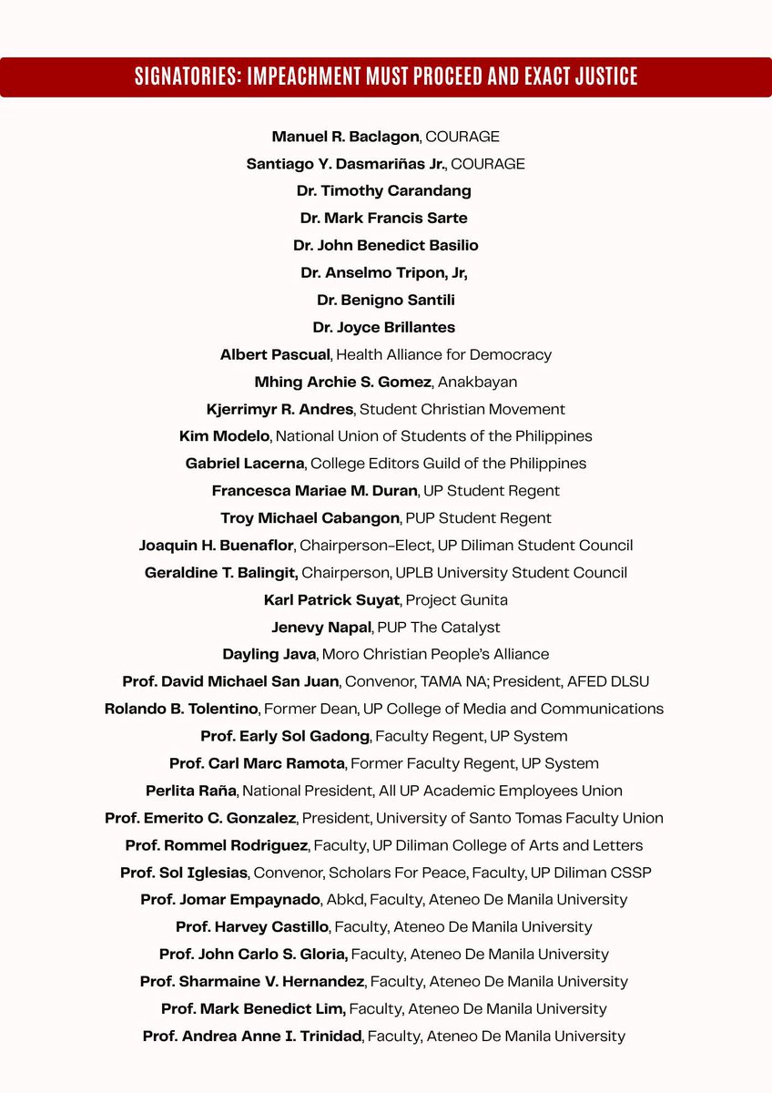 TheLaSallian's tweet image. NatSit: DLSU President Br. Bernard Oca FSC has signed a statement urging the Senate to proceed with the impeachment trial of Vice President Sara Duterte, joining 204 leaders and advocates from various sectors. | via bit.ly/43sXJ7u