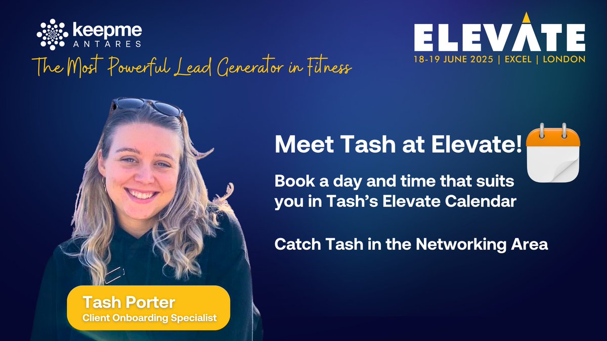 Tash has helped some of the UK’s top operators go from “curious” to “crushing it” with Antares.

📅 Meet Tash to find out more: eu1.hubs.ly/H0kGTtv0

#antares #gymleadgeneration #memberacquisition #fitnessindustry #AIinnovation #gymsales #Elevate2025 #debate #AIinFitness