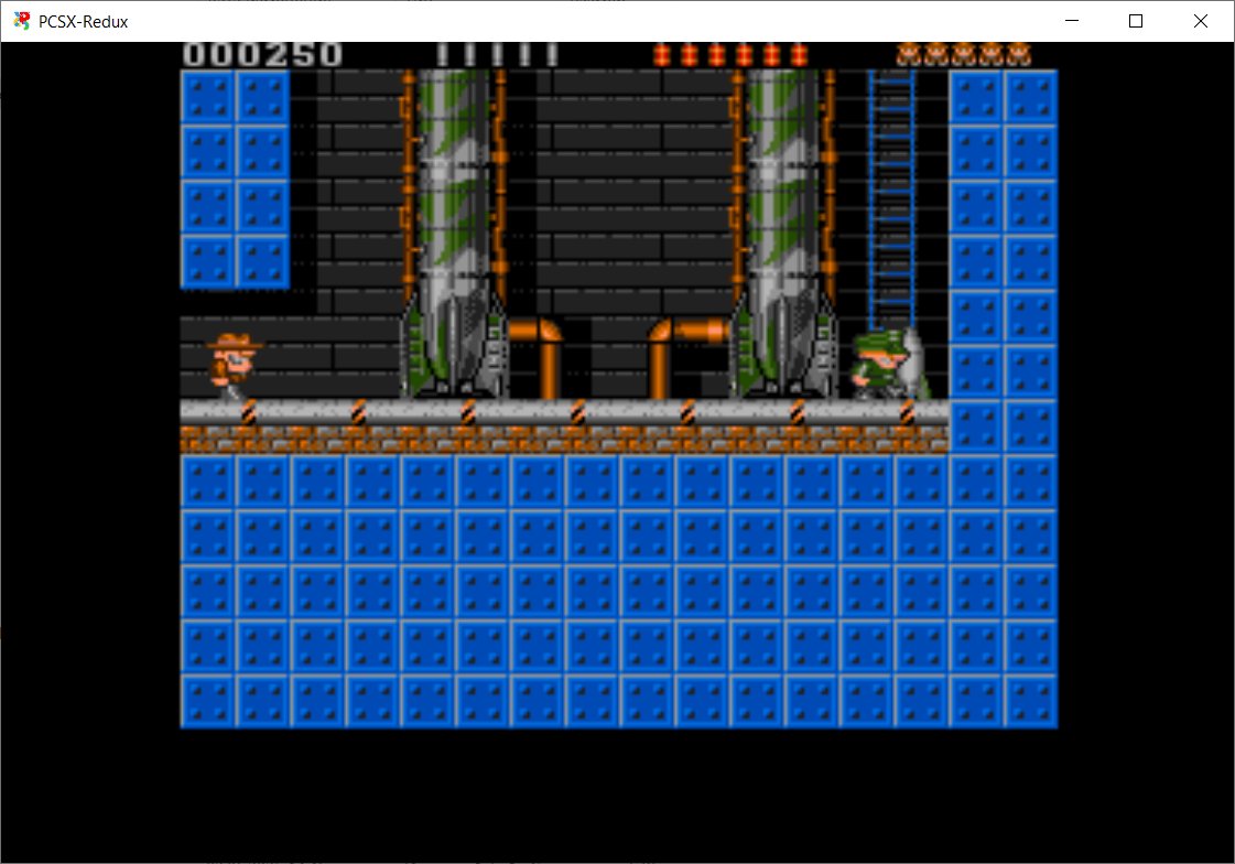 OldPirate11's tweet image. Port of the game #RickDangerous for #PSX
Unfortunately, the simple method didn't work with the sound. Another way will take more time.
#RD #PS1 #PSOne #PlayStation #Sony #32bit #indiedev #game #SonyPlayStation #Soni #PS #PSYQ #Rick #Dangerous #DOS #32XToPSX #32X2PSX #platform