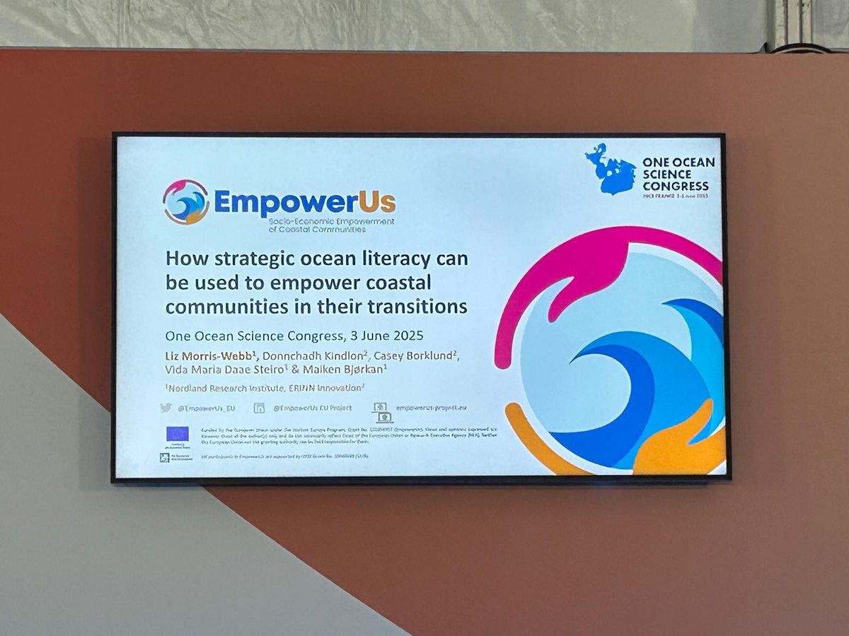 ERINNinnovation's tweet image. We’re proud to join scientists, policymakers, and civil society at the One Ocean Science Congress in Nice, France this week—a pivotal moment to connect science, society, and solutions for our ocean. #OOS2025 #OneOcean #OceanSolutions @EmpowerUs_EU @IOLNetwork
