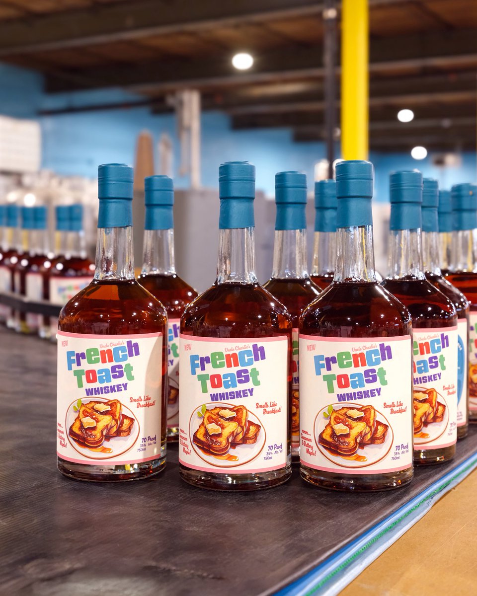 We’re proud to serve you Uncle Charlie’s, where the day’s best meal is the one poured straight from the bottle. Today’s special, Uncle Charlie’s French toast Flavored Whiskey, a smooth sip that captures the comfort of buttery, syrup-soaked goodness. bit.ly/3FwTZZy