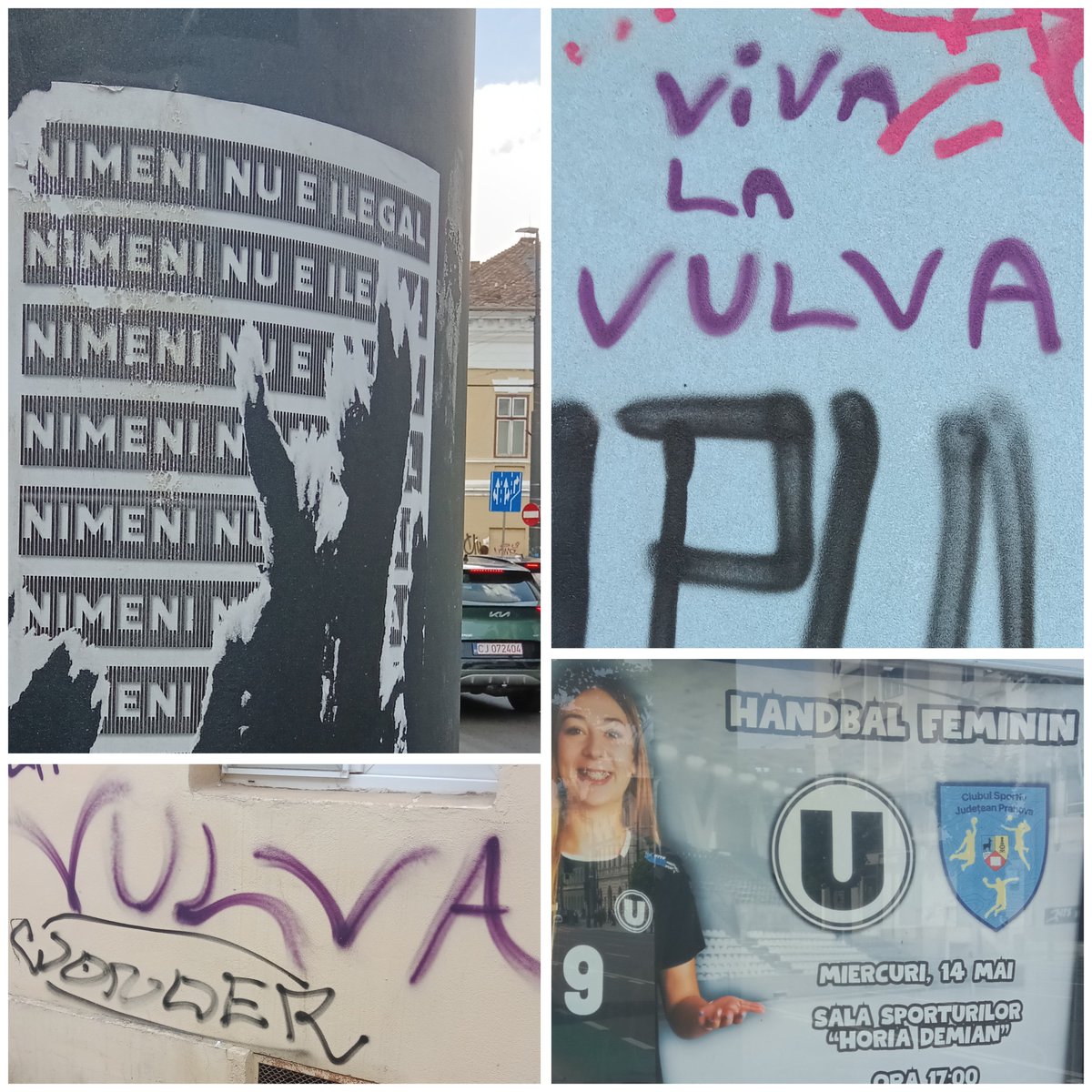 "Nimeni nu e ilegal"
Niemand ist illegal.

Kennt man irgendwoher.

🇷🇴Bevor wir zu den schönen Eindrücken Clujs kommen, hier erstmal die schlechten:
Man merkt gerade in Cluj, der Studentenstadt, wie sehr die Wokeness über die Universitäten in Kulturen im Ausland geschleust wird.