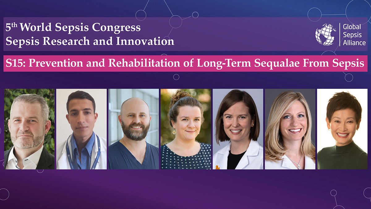 Session 15: 'Prevention and Rehabilitation of Long-Term Sequelae From Sepsis' from the 5th #WorldSepsisCongress is now available to rewatch:

 YouTube 👉 youtu.be/LyuUcm4zDp4
Podcast 👉 worldsepsiscongress.org/podcast
(or wherever you get your podcasts)

All sessions now available at