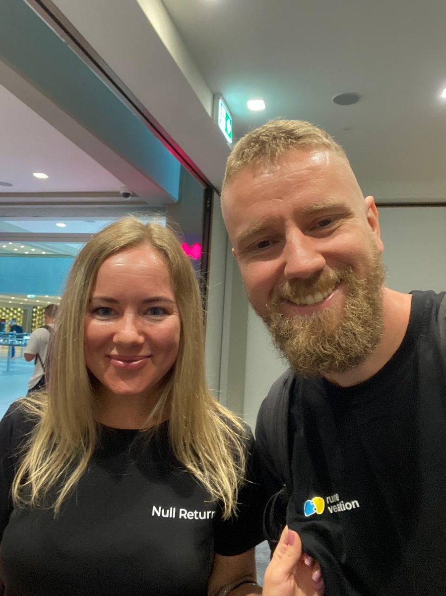 Null Return (@nullreturn_io) on Twitter photo Great chat with <a href="/rv_inc/">Runtime VΠ΅rification</a> at ETH Belgrade π
Talking audits, bugs, and future collabs β stay tuned π
With <a href="/Natly_Demi/">Nataly_Dmdv</a> & <a href="/RaoulSaffron/">Raoul</a>
#ETHBelgrade #Web3Security #NullReturn Great chat with <a href="/rv_inc/">Runtime VΠ΅rification</a> at ETH Belgrade π
Talking audits, bugs, and future collabs β stay tuned π
With <a href="/Natly_Demi/">Nataly_Dmdv</a> & <a href="/RaoulSaffron/">Raoul</a>
#ETHBelgrade #Web3Security #NullReturn