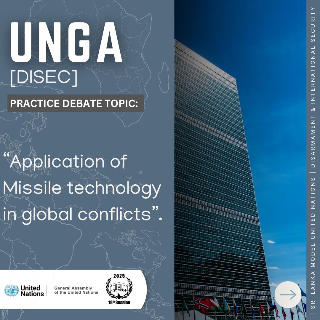 From nuclear tensions to evolving warfare, this committee will debate the future of global disarmament and collective security.
Think you’ve got what it takes to keep the peace in a fractured world?