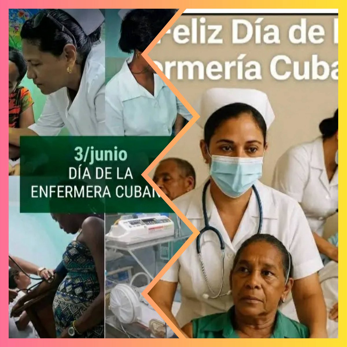 En el día de las enfermeras #Cubanas enviamos un fuerte abrazo a todos los que hacen de tan huma profesión el sentido de su vida . Felicidades #CubaPorLaVida <a href="/YanetHzP25/">Yanet Hernández</a> #LaHabanaDeTodo <a href="/CubaMined/">MINED</a> #UnidosSomosMásFuertes <a href="/IzquierdoAlons1/">Livan Izquierdo Alonso</a> #JuntosCreamos <a href="/DirectGenEdGua/">Directora GEG</a> #TodoXCuba
