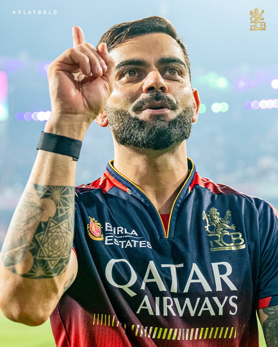 Cl saini (@clsaini1998) on Twitter photo Directed by Belief. 🎬
Produced by Bravery. ❤️🔥
Written by Patience. ✍️
And now it’s time to 𝐏 𝐋 𝐀 𝐘 𝐁 𝐎 𝐋𝐃 🙏
<a href="/imVkohli/">Virat Kohli</a> 18th IPL
#PlayBold #ನಮ್ಮRCB #IPL2025 #RCBvPBKS Directed by Belief. 🎬
Produced by Bravery. ❤️🔥
Written by Patience. ✍️
And now it’s time to 𝐏 𝐋 𝐀 𝐘 𝐁 𝐎 𝐋𝐃 🙏
<a href="/imVkohli/">Virat Kohli</a> 18th IPL
#PlayBold #ನಮ್ಮRCB #IPL2025 #RCBvPBKS