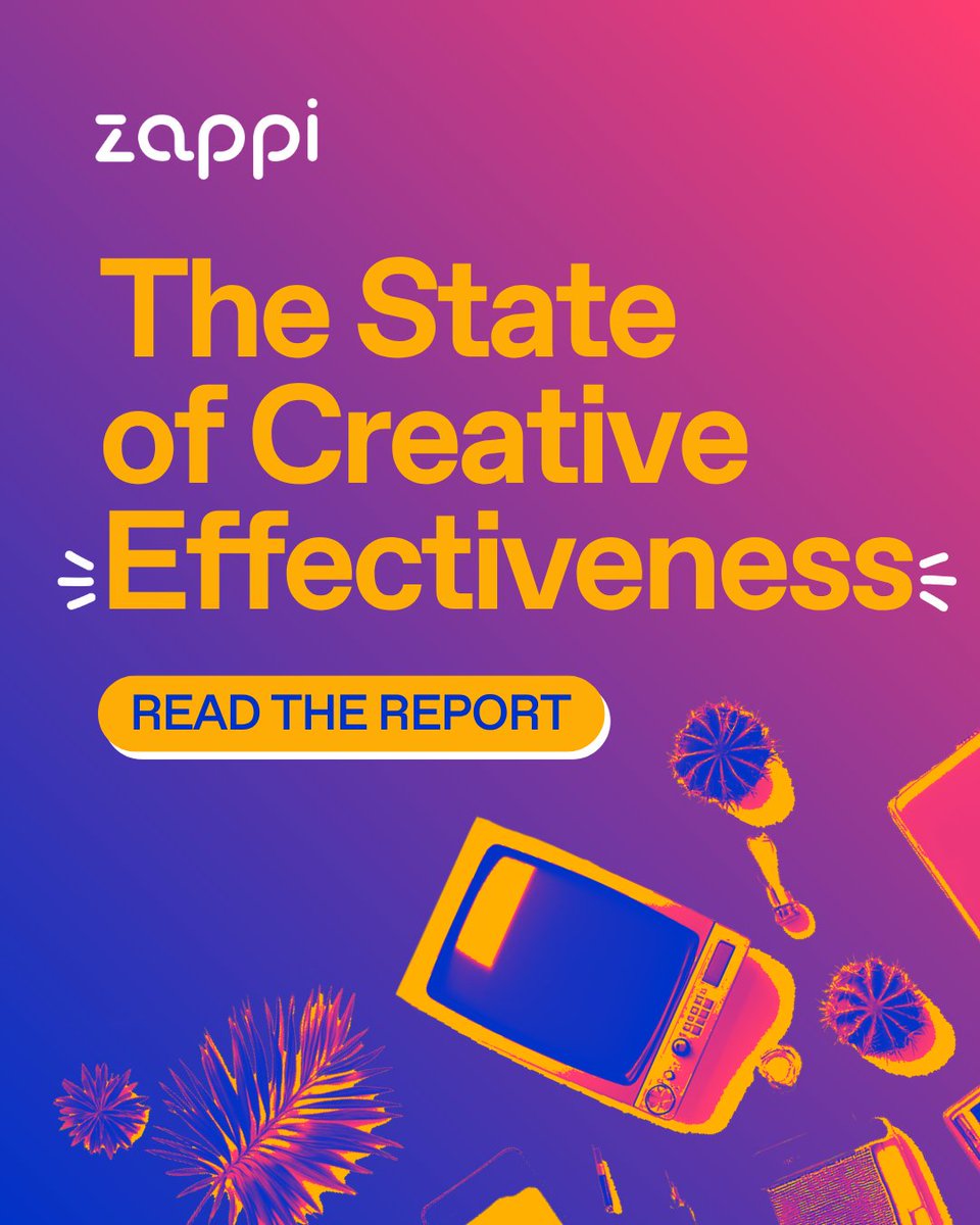 Better creative = better results 💡 

In fact, great creative can drive up to 12x the ROI compared to poor quality creative. 👀

➡️ OUT NOW: Zappi’s State of Creative Effectiveness report, in partnership with <a href="/VaynerMedia/">VaynerMedia</a>. 

📥 Grab your copy now in our bio

#Zappi
<a href="/vayner_x/">VaynerX</a>